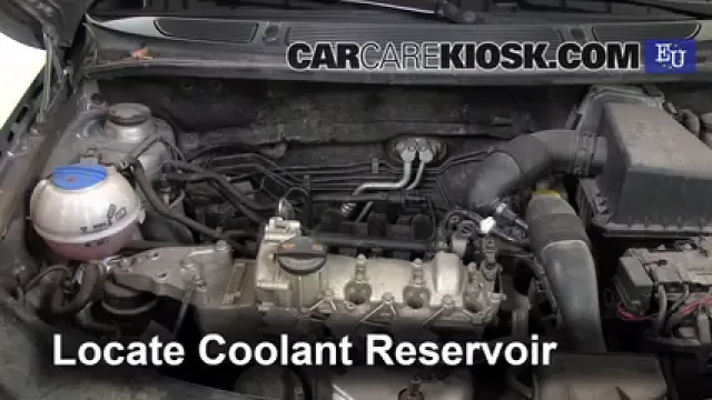 2010 Skoda Fabia S 1.2L 3 Cyl. Coolant (Antifreeze) Add Coolant
